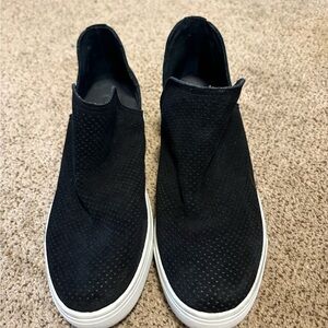 Steve Madden Black Slip-On Sneakers